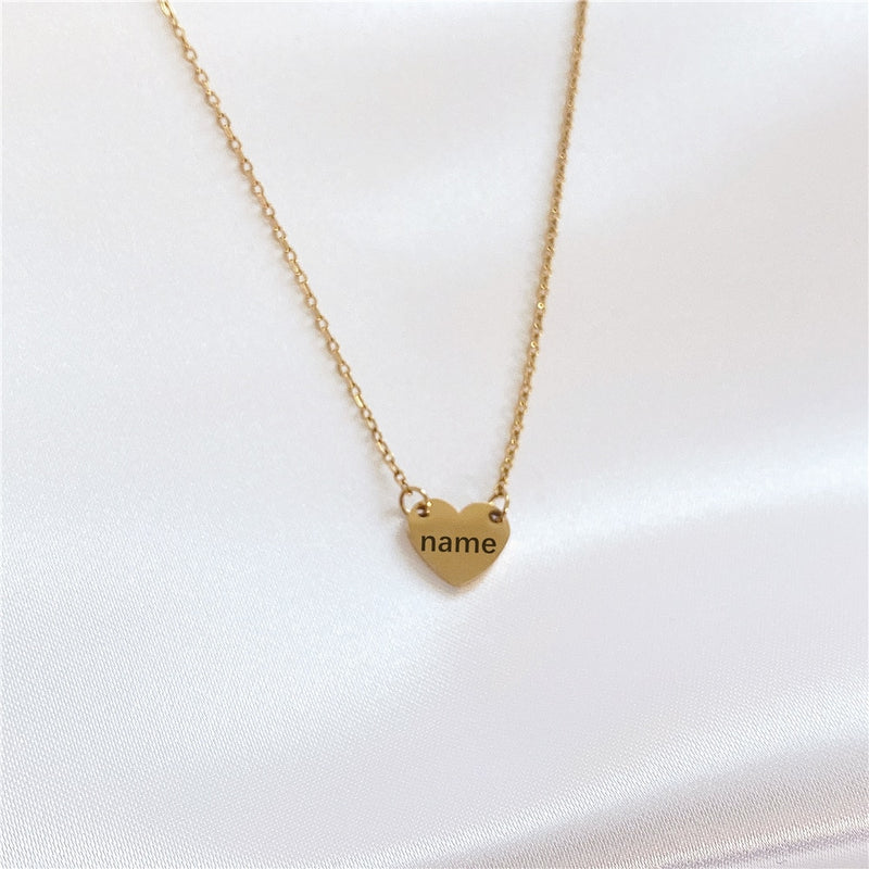 Colar Nome de Quem Você Ama Personalizado Coração Feminino - HAS SHOP