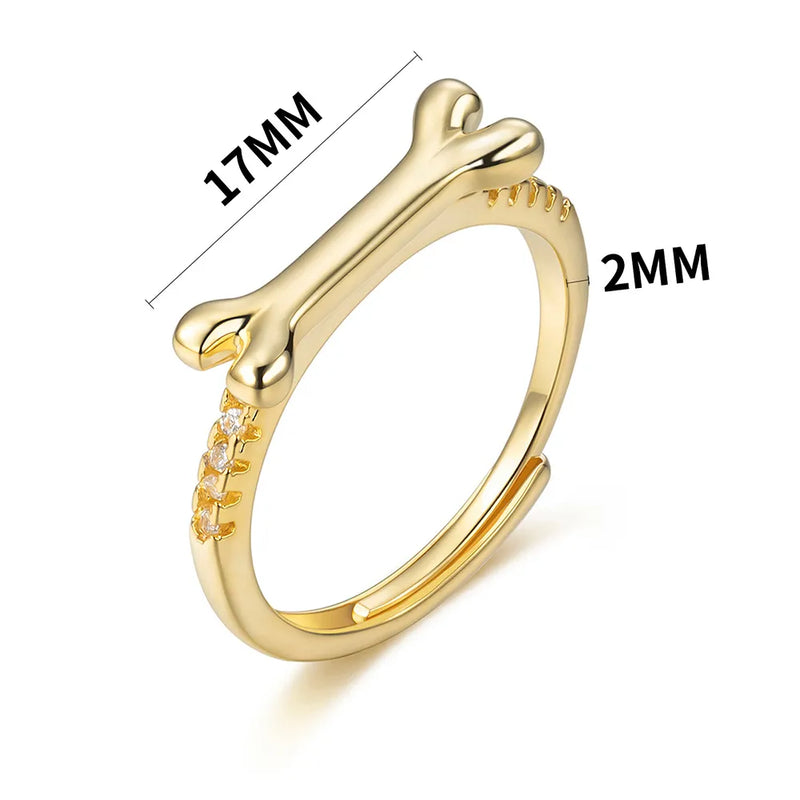 Personalized Bone Ring Name Of Your Pet