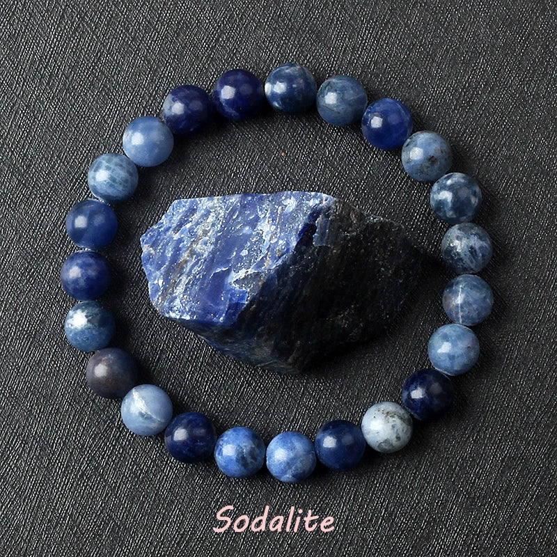 Nature Stone Ball Style Bracelet for Men