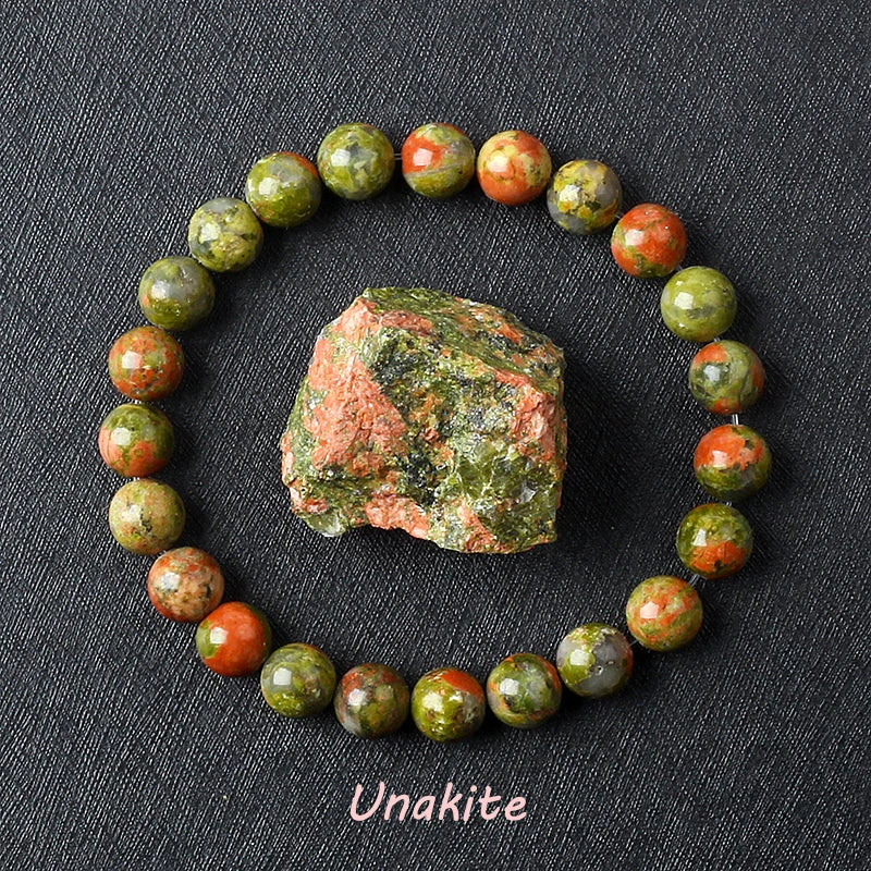 Nature Stone Ball Style Bracelet for Men