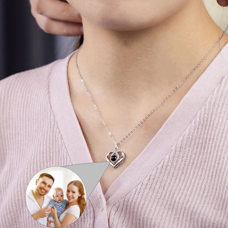 Colar Foto De Quem Você Ama Personalizado Coração Infinito - HAS SHOP