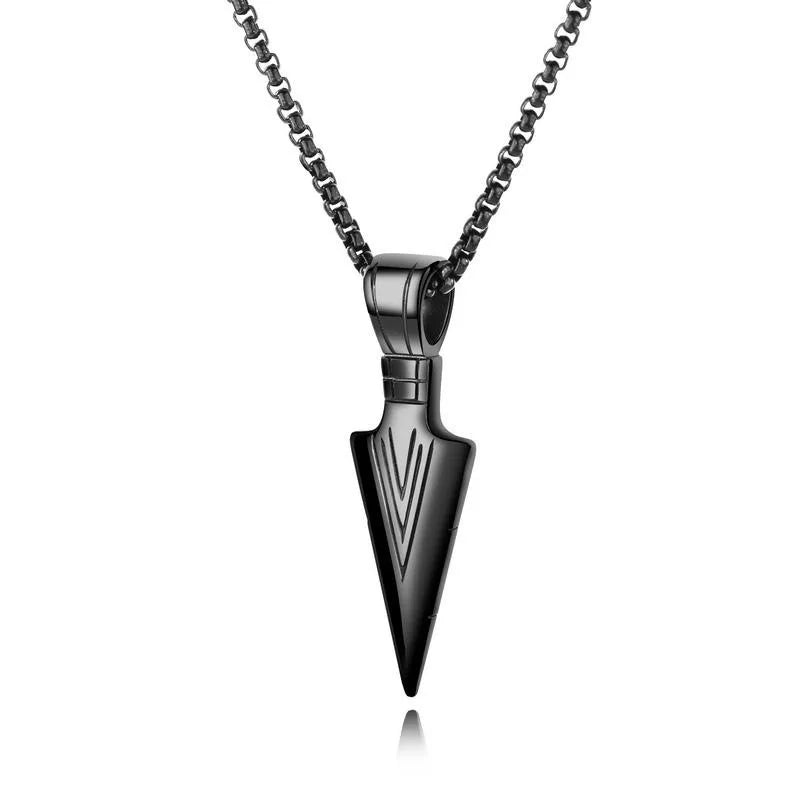 Men's Triangle Necklace Luxury Rustic 3D Model