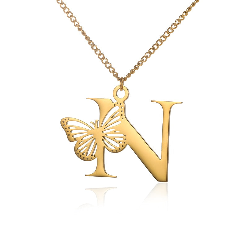 Colar Inicial Do Nome Personalizado Feminino - HAS SHOP