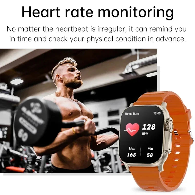 LAXASFIT T900 Ultra Smartwatch Bluetooth Android IOS Unissex