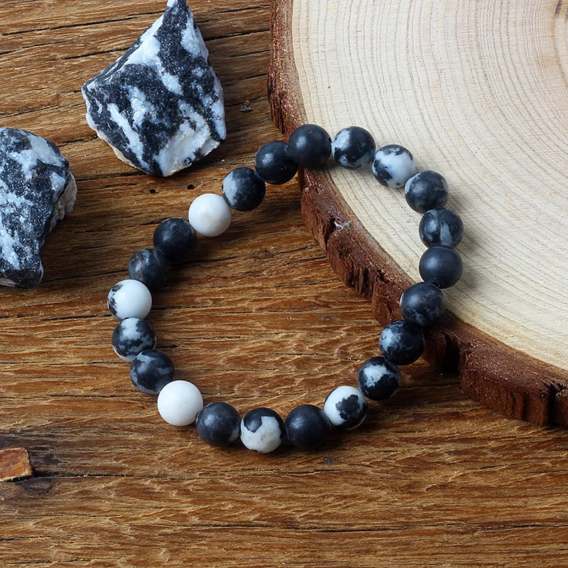 Nature Stone Ball Style Bracelet for Men