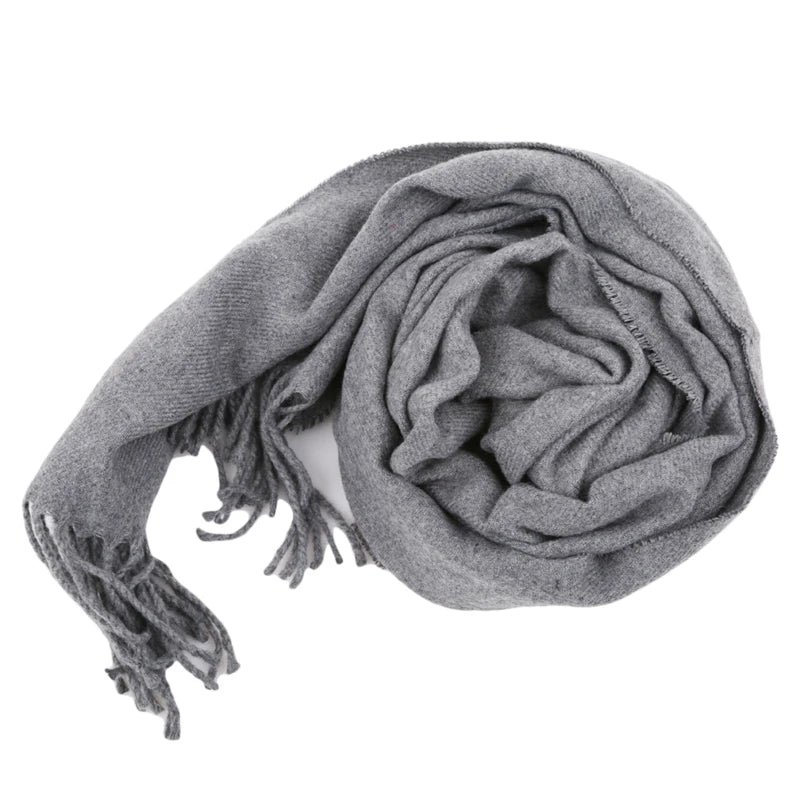 Wool Winter Warm Cashmere Shawl Scarf Unisex