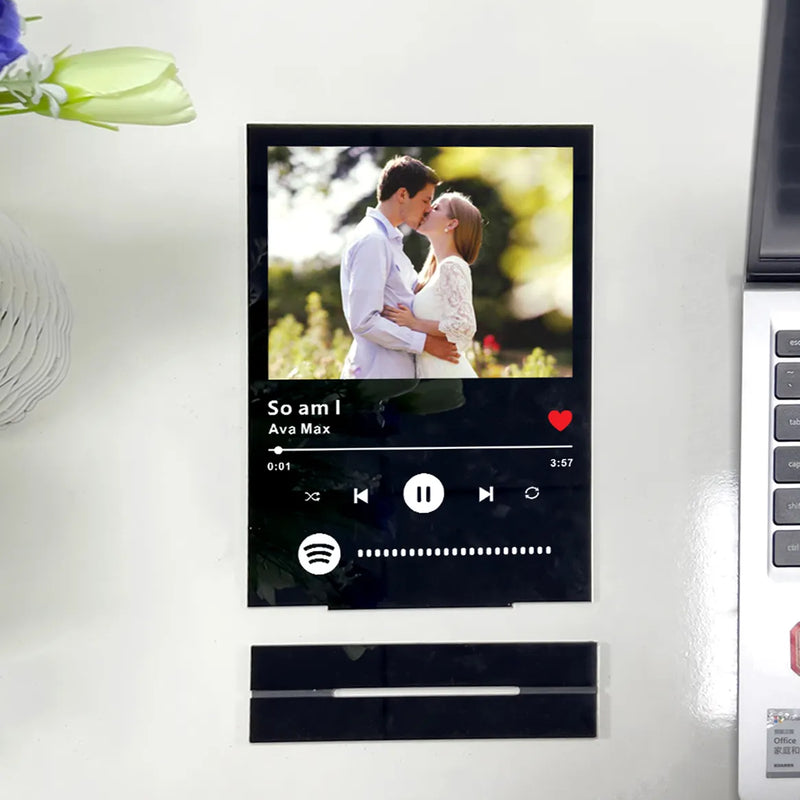 Personalized Plaque Spotify Code Photo Artist And Music