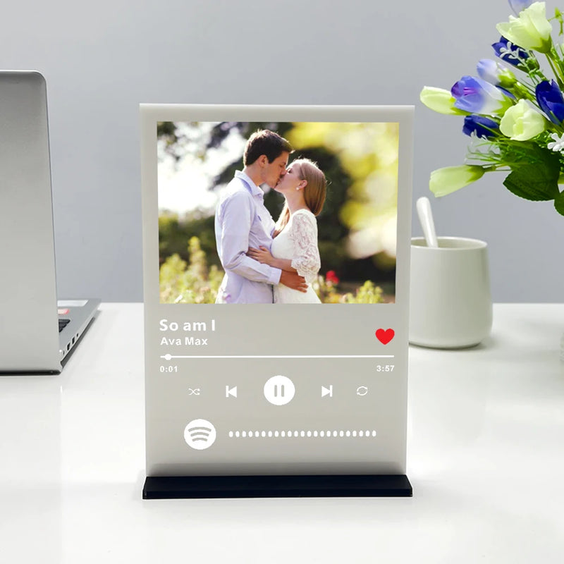 Personalized Plaque Spotify Code Photo Artist And Music