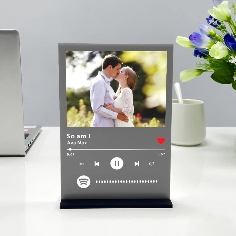 Personalized Plaque Spotify Code Photo Artist And Music