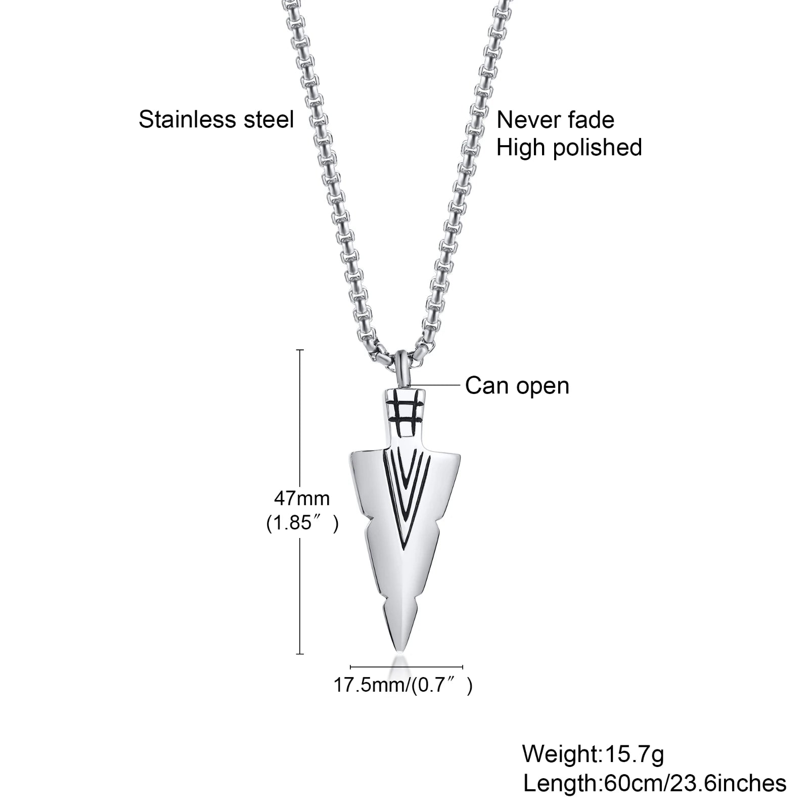 Pendant Necklace Urn For Ashes Pet Triangle Keepsake