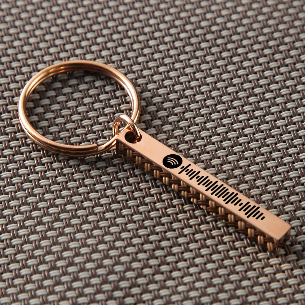 3D Rectangle Keychain With Spotify Code
