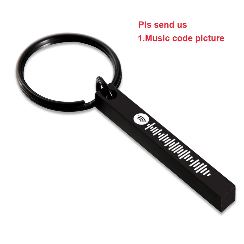 3D Rectangle Keychain With Spotify Code