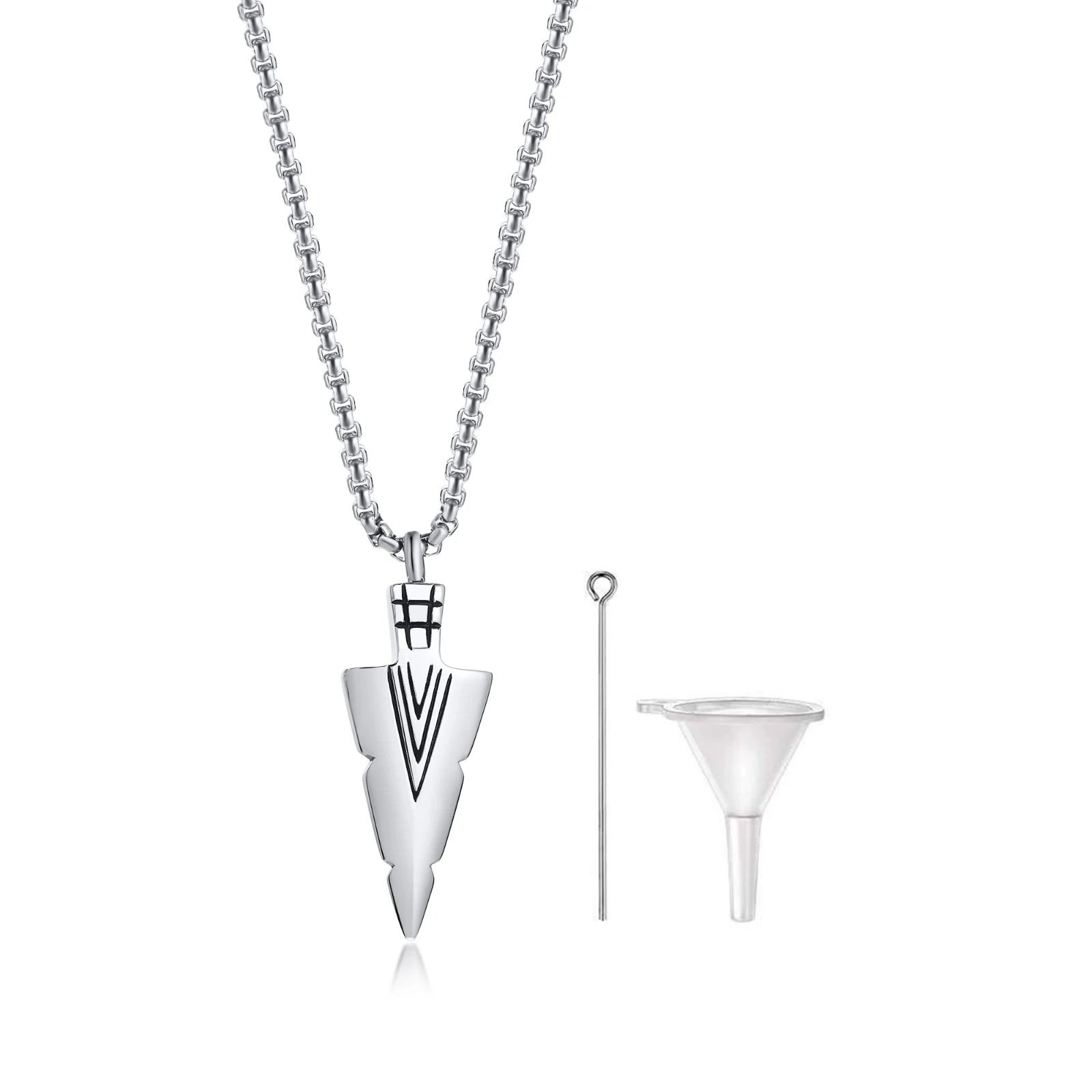 Pendant Necklace Urn For Ashes Pet Triangle Keepsake