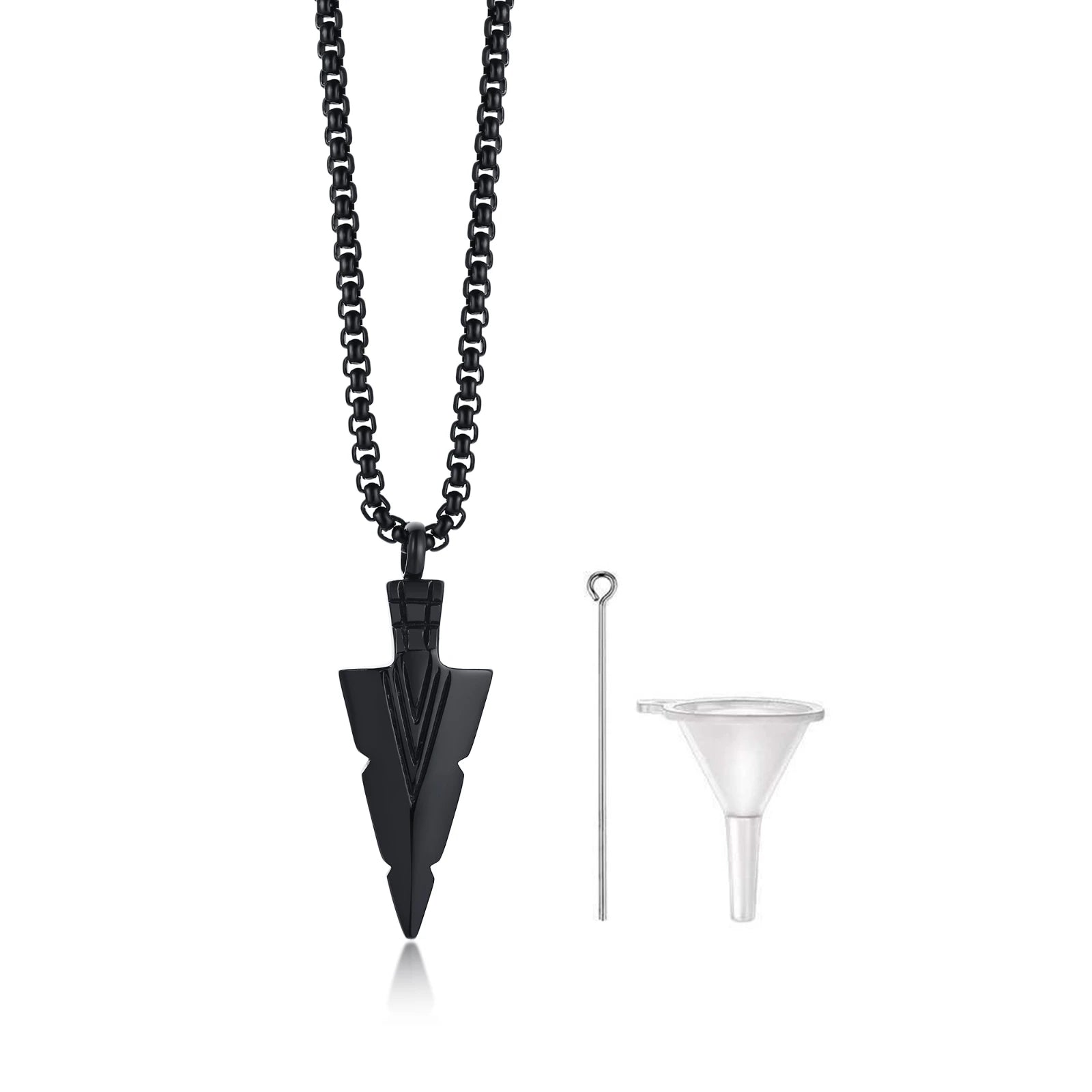 Pendant Necklace Urn For Ashes Pet Triangle Keepsake
