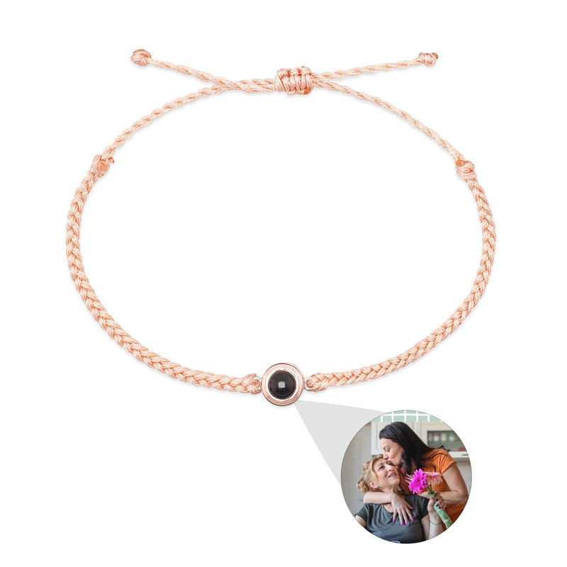 Pulseira Com Foto De Quem Você Ama Personalizada Redonda - HAS SHOP