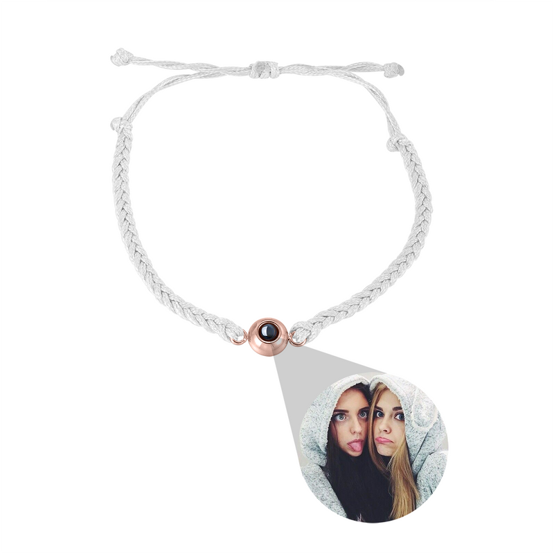 Pulseira Com Foto De Quem Você Ama Personalizada Redonda - HAS SHOP