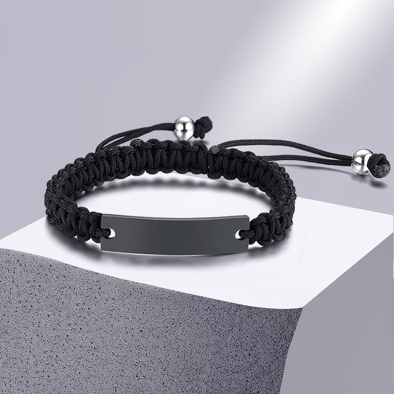 Pulseira Feminina Personalizadas Com Nomes ou Frases Ajustável - HAS SHOP