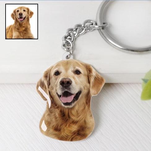 Chaveiro Com A Foto Do Seu Pet Personalizado Rostinho Lembrança - HAS SHOP