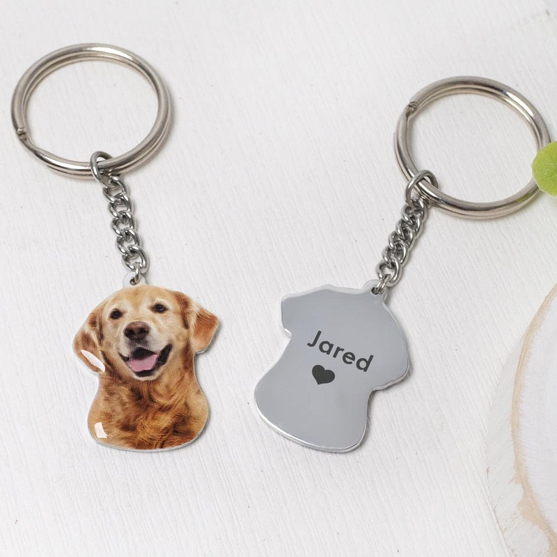 Chaveiro Com A Foto Do Seu Pet Personalizado Rostinho Lembrança - HAS SHOP