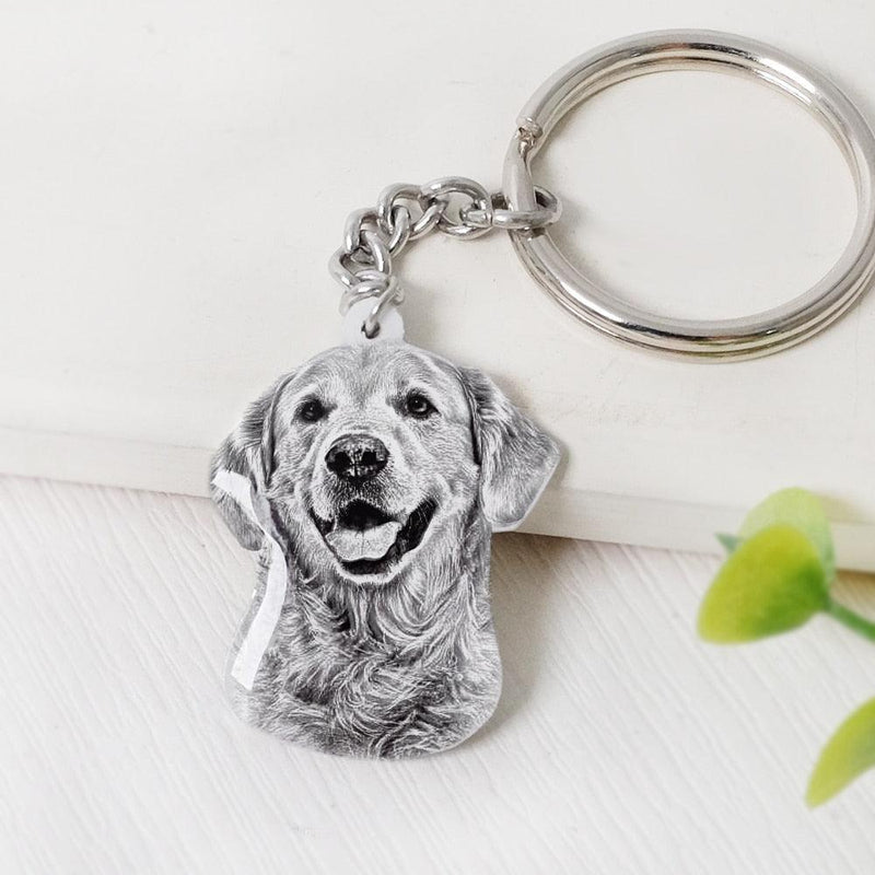 Chaveiro Com A Foto Do Seu Pet Personalizado Rostinho Lembrança - HAS SHOP