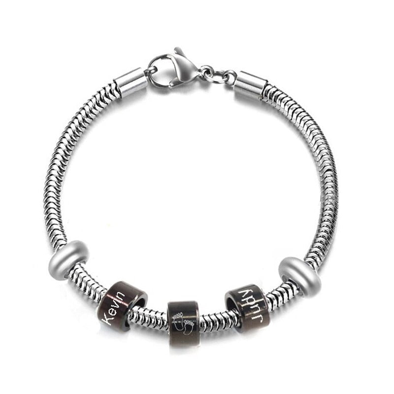 Pulseira Feminina Com Nomes Personalizados Para Eternizar - HAS SHOP